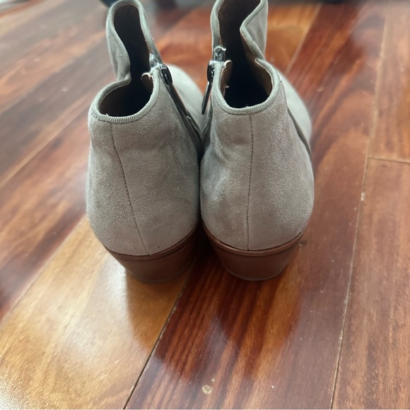 Sam Edelman 'Petty' Taupe Grey Suede Ankle Boots Booties Size 10 - Picture 13 of 16